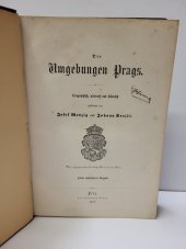 kniha Die Umgebungen Prags, Bellmann 1859