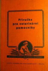kniha Příručka pro veterinární pomocníky. 2. díl, SZN 1953