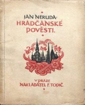 kniha Hradčanské pověsti, F. Topič 1921