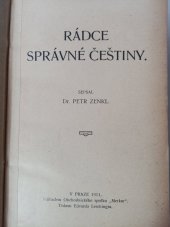 kniha Rádce správné češtiny, Merkur 1911
