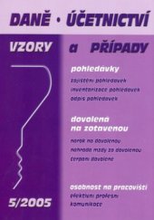 kniha Daně, účetnictví vzory a případy., Poradce 2005