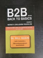 kniha B2B Back to basic, návrat k základním pravidlům, InterNET Services Corporation 2003