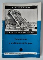 kniha Sušení sena a ukládání suché píce, Brázda 1951