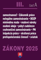 kniha Zákony III A/2025 - Pracovnoprávne vzťahy a zamestnávanie, Poradca 2025