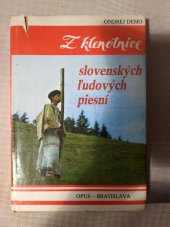 kniha Z klenotnice slovenských l’udových piesní, Opus 1981