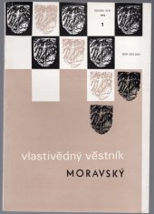 kniha Vlastivědný věstník moravský ročník XLV rok 1994  číslo 1, Muzejní a vlastivědná společnost 1994