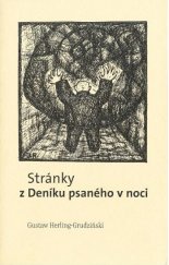 kniha Stránky z Deníku psaného v noci, Nakladatelství Franze Kafky 2005