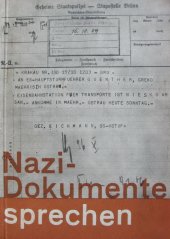 kniha Nazi-Dokumente sprechen, Kirchenzentralverlag 1965