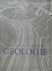 kniha Geologie 1. - Všeobecná geologie, Československá akademie věd 1954
