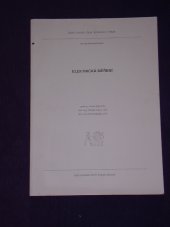 kniha Elektrická měření určeno pro stud. fak. elektrotechn., ČVUT 1992