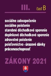 kniha Zákony III-B/2021 Sociálne a zdravotné poistenie, dôchodky a odvody, Poradca 2025