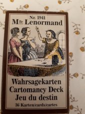 kniha Karty Lenormand význam karet a jejich kombinace, Tribun EU 2007