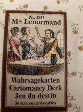 kniha Karty Lenormand význam karet a jejich kombinace, Tribun EU 2007