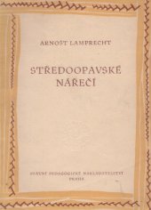 kniha Středoopavské nářečí, SPN 1953