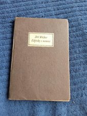 kniha Zápisky z nemoci, Václav Petr] 1927