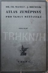 kniha Atlas zeměpisný pro školy měšťanské, Neubert a synové 1926