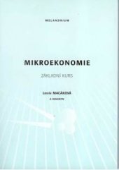 kniha Mikroekonomie (základní kurs), Melandrium 1994