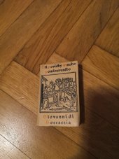 kniha Tři roztomilé novely mnoho pomlouvaného Giovanni Boccaccia, Adolf Synek 1930