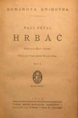 kniha Hrbáč I. Dobrodružný rom., Antonín Svěcený 1919