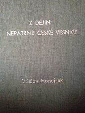 kniha Z dějin nepatrné české vesnice, Vlasť 1894
