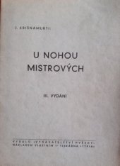 kniha U nohou mistrových, Hvězda 1933