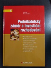 kniha Podnikatelský záměr a investiční rozhodování, Grada 2005