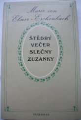 kniha Štědrý večer slečny Zuzanky a jiné povídky, Vyšehrad 1978