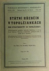 kniha Státní hřebčín v Topolčiankách (oekologické poměry státního hřebčínu a vývoj koní kmene Nonius, arabského polokrevníka a koně krve lipické) = Das Staatsgestüt in Topolčianky : (die oekologischen Verhältnisse des Staatsgestütes und die Entwickelung der Pferde des Noniusstammes, des orie, Ministerstvo zemědělství 1938