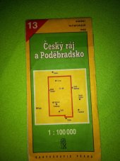 kniha Český ráj a Poděbradsko Soubor turistických map. Měř. 1:100 000, Kartografie 1991