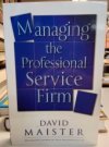 Managing the Professional Service firm