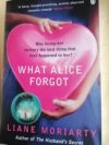 What Alice forgot