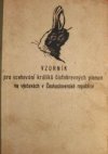 Vzorník pro oceňování králíků čistokrevných plemen na výstavách v Československé republice