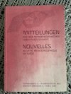 Mitteilungen aus dem anthroposophischen Leben in der Schweiz
