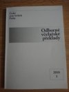 Odborné včelařské překlady 2010 1