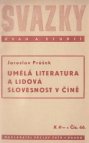 Umělá literatura a lidová slovesnost v Číně