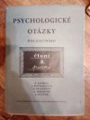Psychologické otázky počátečního čtení a psaní
