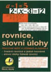 Rovnice, slovní úlohy