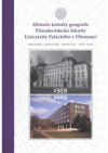 Historie katedry geografie Přírodovědecké fakulty Univerzity Palackého v Olomouci