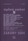 Zákony 2004.