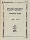 Efemeridy pro astrology 1911-1920