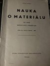 Nauka o materiálu pro 2. ročník odborných učilišť a učňovských škol