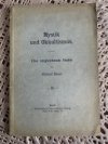 Mystik und Okkultismus. Eine vergleichende Studie