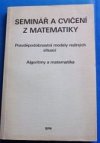 Seminář a cvičení z matematiky