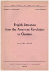 English Literature from the American Revolution to Chartism