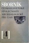 Sborník Československé společnosti archeologické při ČSAV.