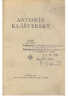 Antonín Klášterský