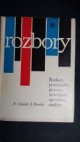 Rozbory pracovného procesu metódami operačnéj analýzy
