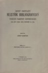 Druhý desítiletý rejstřík bibliografický českého Časopisu historického (za léta 1905-1914, roč. XI-XX)