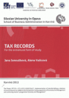 Tax records