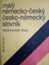 Malý německo-český, česko-německý slovník